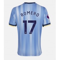 Camiseta Tottenham Hotspur Cristian Romero #17 Visitante Equipación 2024-25 manga corta